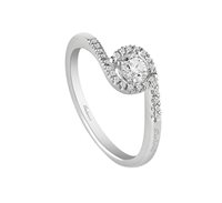 Anello Salvini Donna Primo Bacio in Oro bianco Diamante 0.21 Ct 20067587 - 20067587